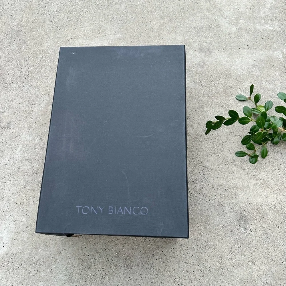 Tony Bianco Shy Sandal in Silver Metallic Size 5.5